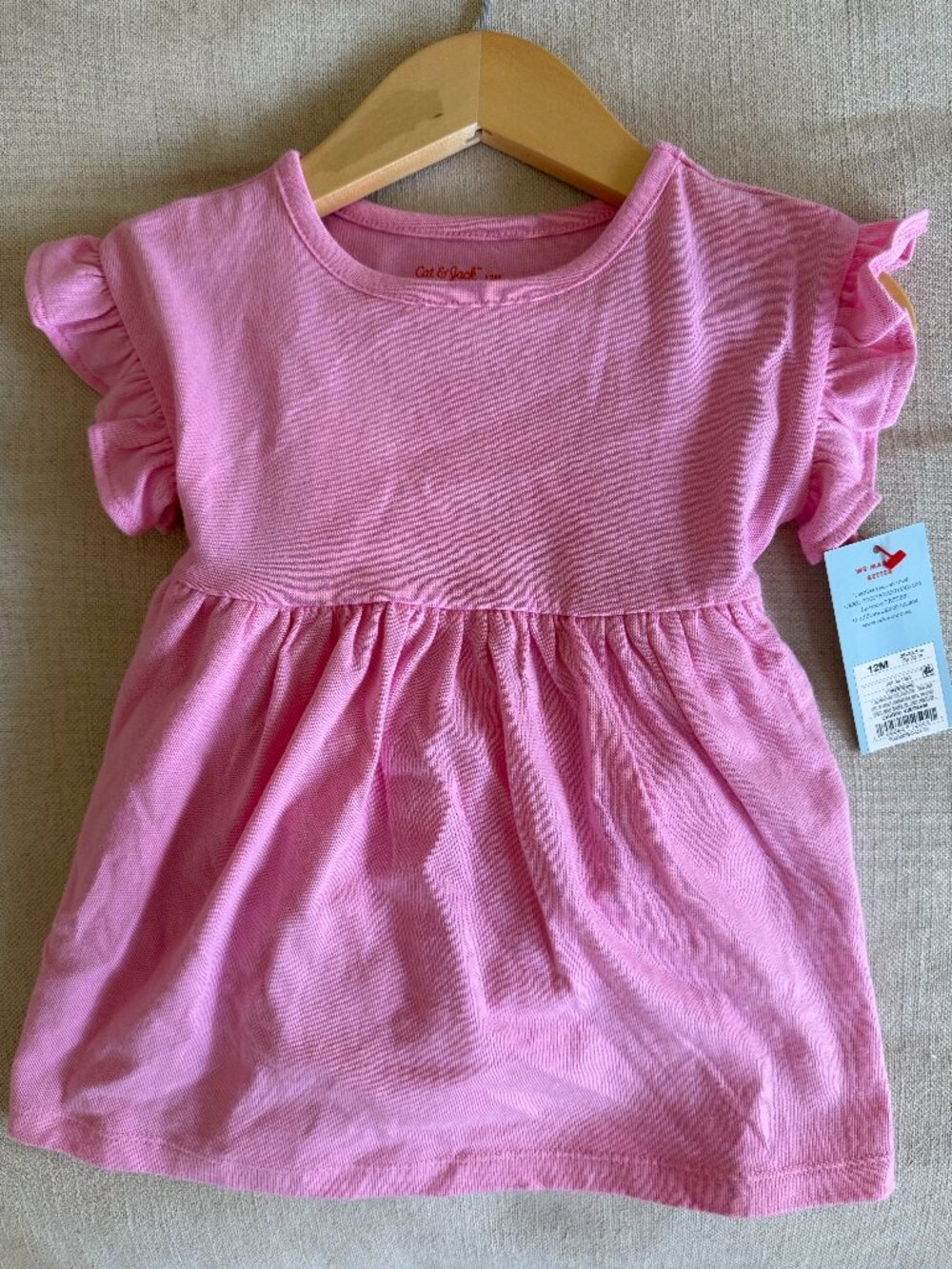 Cat & Jack Pink Baby Dress NWT